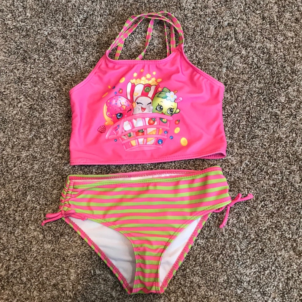 Shopkins girls bikini swimsuit